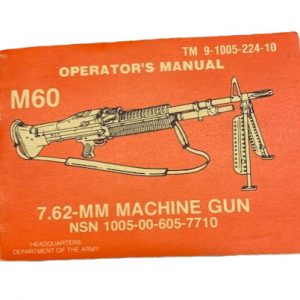 M60 Manuals (Type 2)